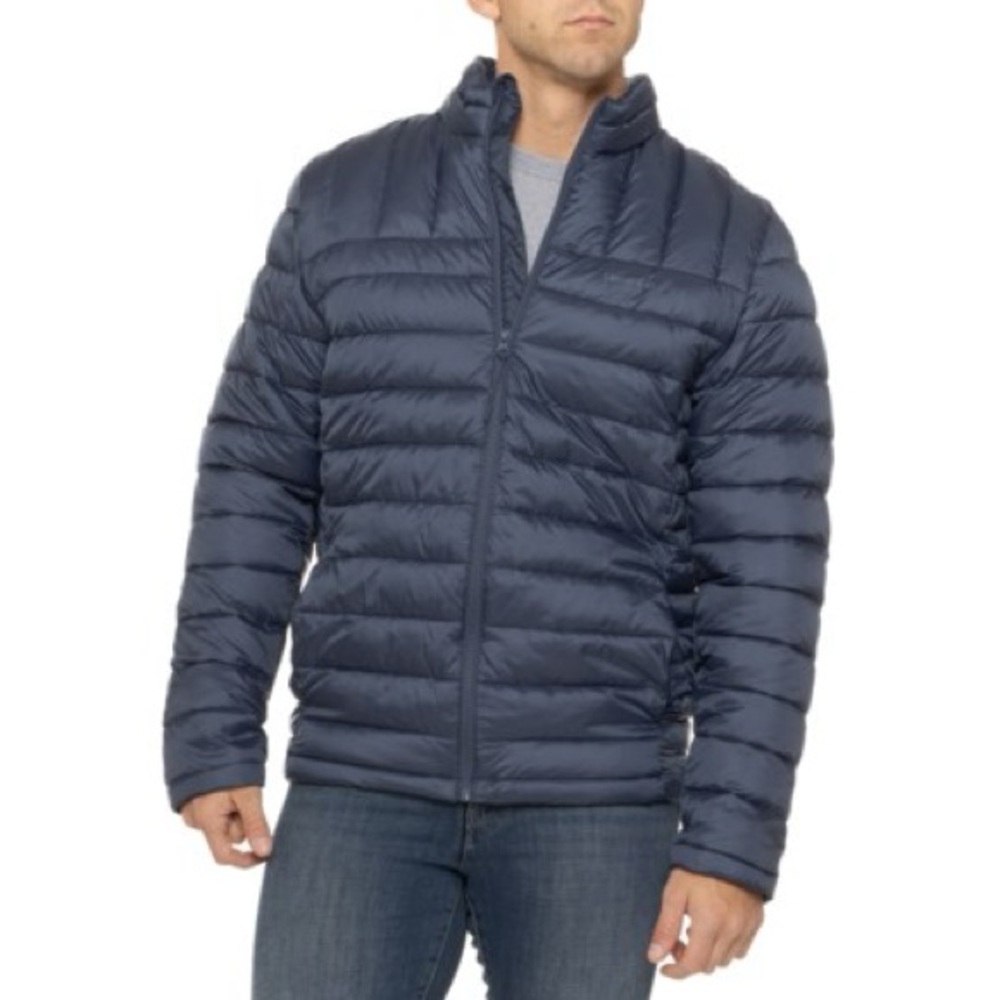 NWT Land’s End Insulated Packable Puffer Jacket Size L Vintage Indigo Gorpcore